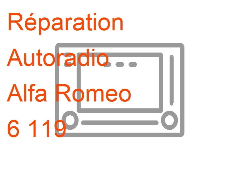 Autoradio Alfa Romeo 6 119