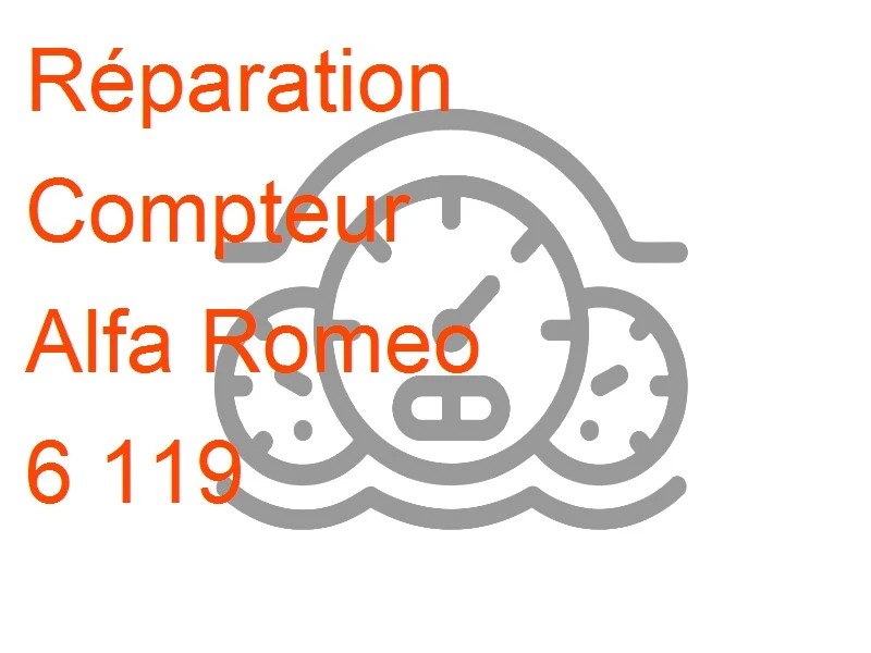 Compteur Alfa Romeo 6 119