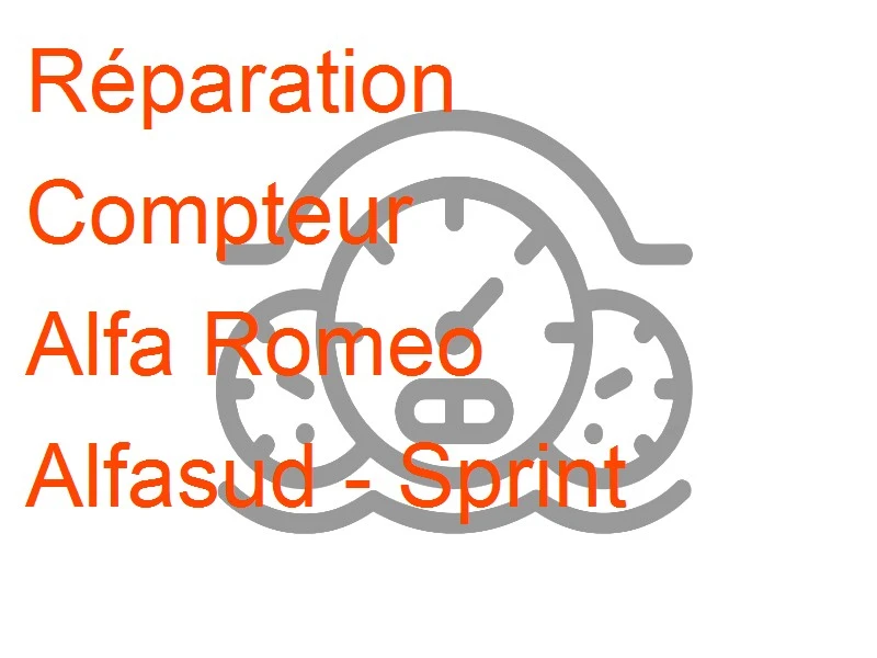 Compteur Alfa Romeo Alfasud - Sprint