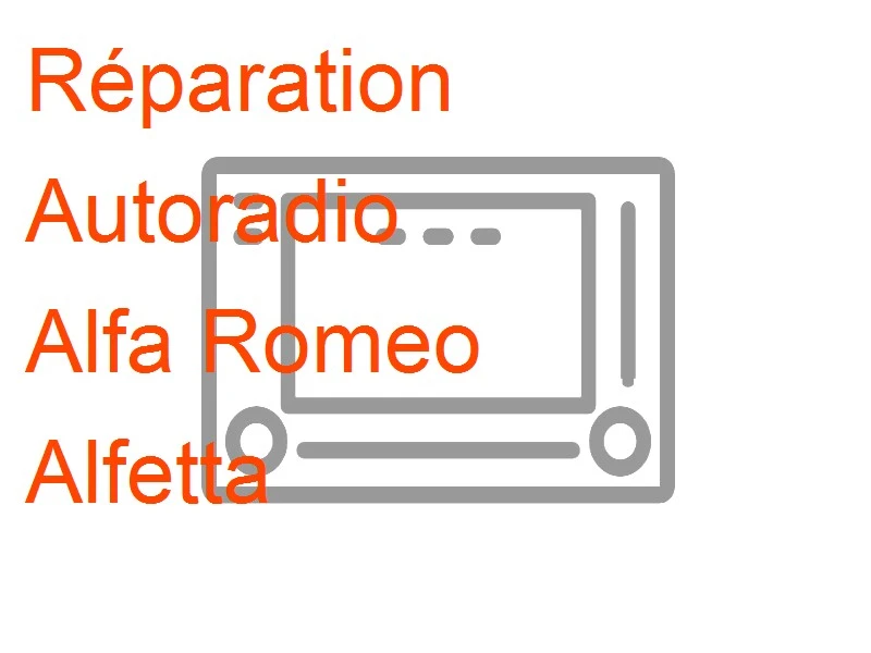 Autoradio Alfa Romeo Alfetta