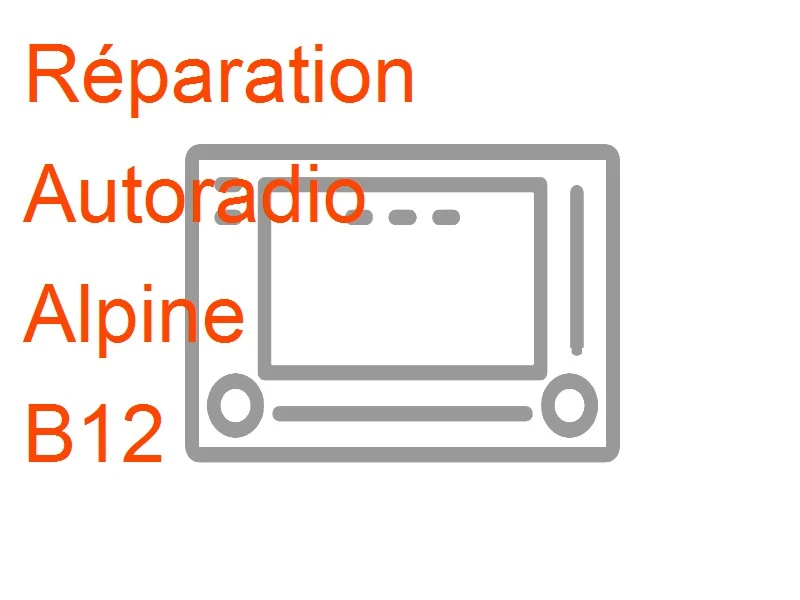Autoradio Alpine B12