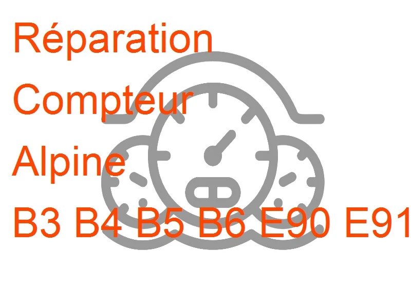 Compteur Alpine B3 B4 B5 B6 E90 E91 E92 E93