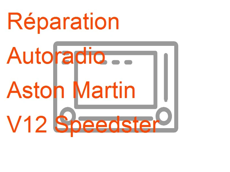 Autoradio Aston Martin V12 Speedster