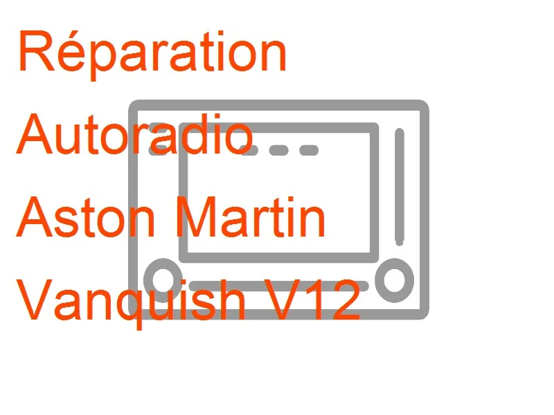 Autoradio Aston Martin Vanquish V12