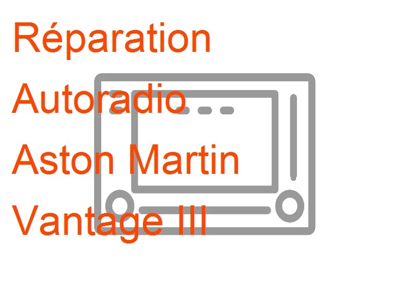 Autoradio Aston Martin Vantage III