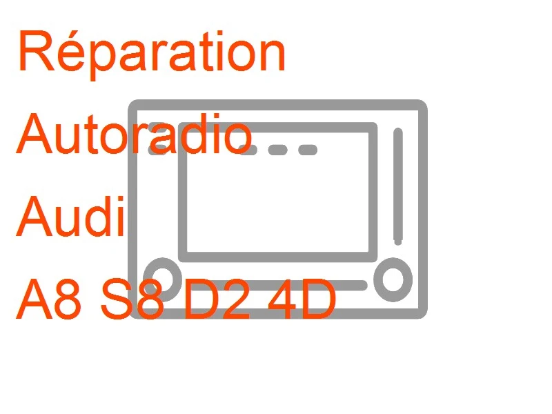 Autoradio Audi A8 S8 D2 4D