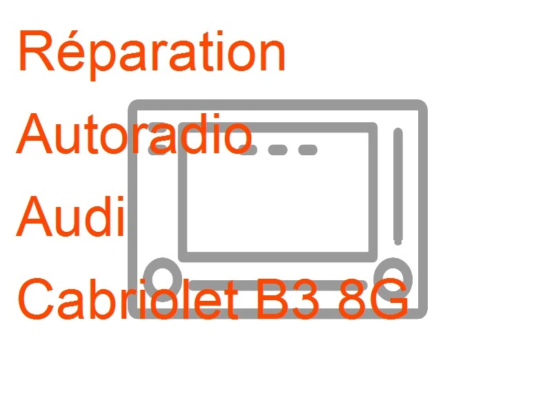 Autoradio Audi Cabriolet B3 8G
