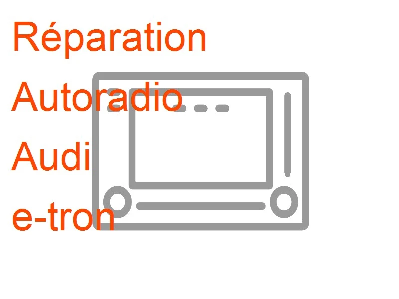 Autoradio Audi e-tron