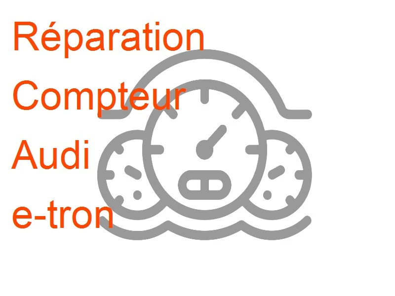 Compteur Audi e-tron