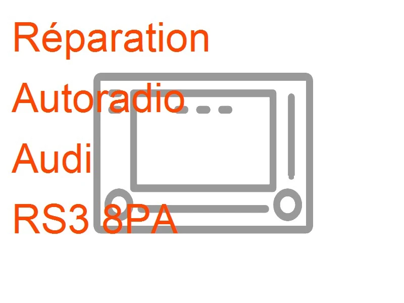 Autoradio Audi RS3 8PA