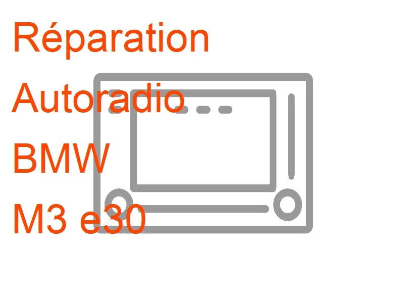 Autoradio BMW M3 e30