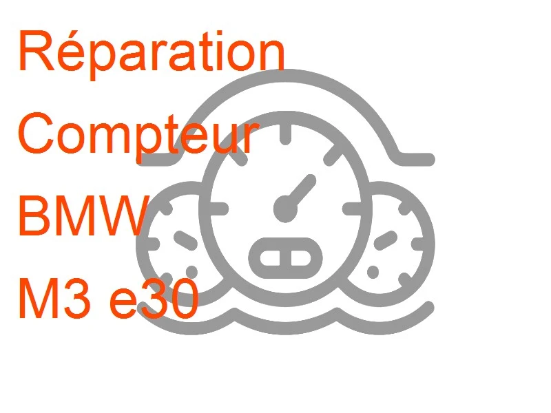 Compteur BMW M3 e30