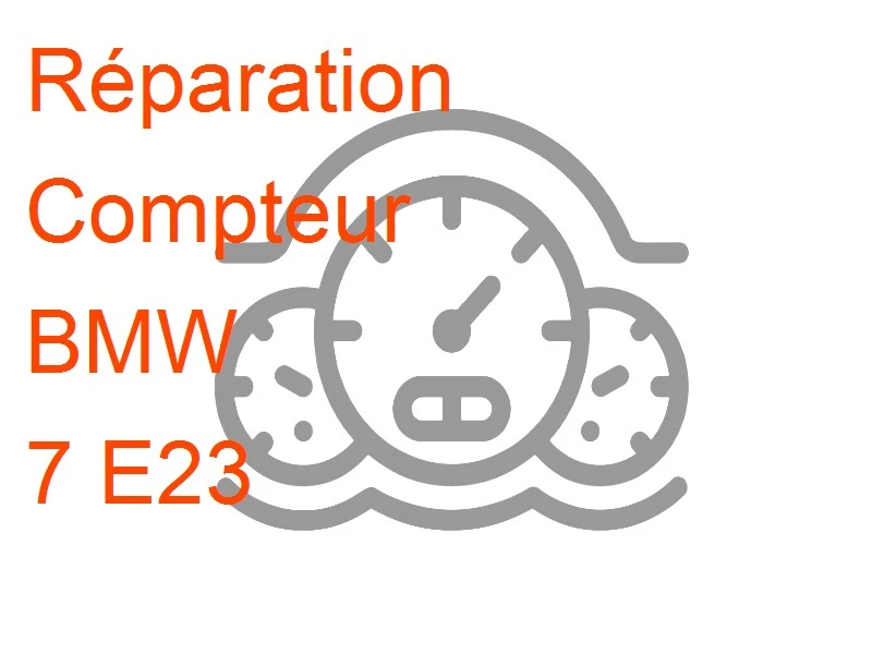 Compteur BMW 7 E23