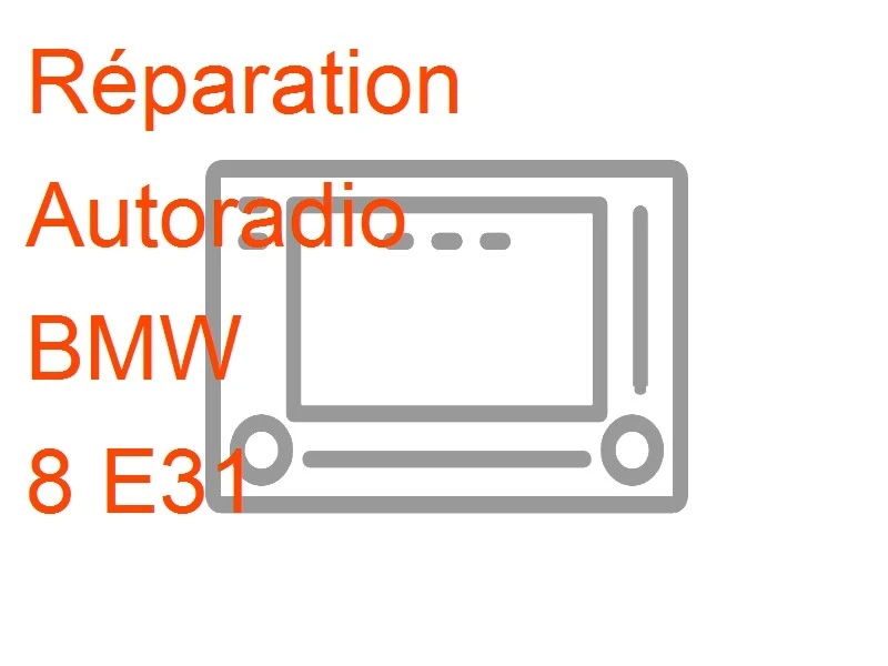 Autoradio BMW 8 E31