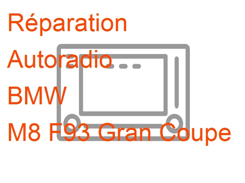 Autoradio BMW M8 F93 Gran Coupe