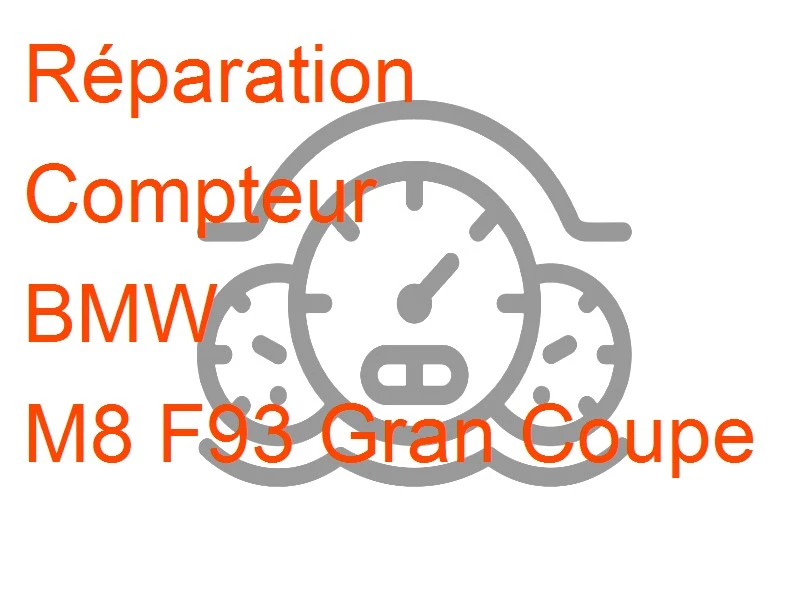Compteur BMW M8 F93 Gran Coupe