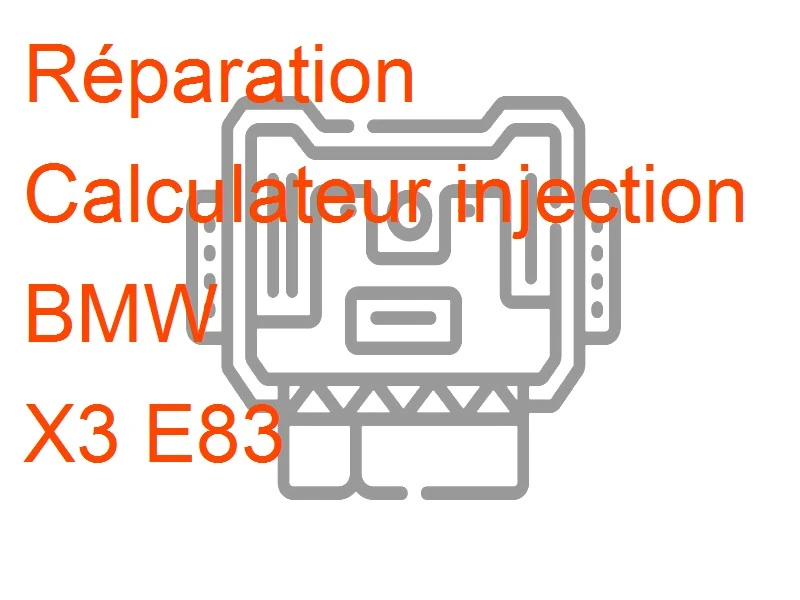 Calculateur injection BMW X3 E83