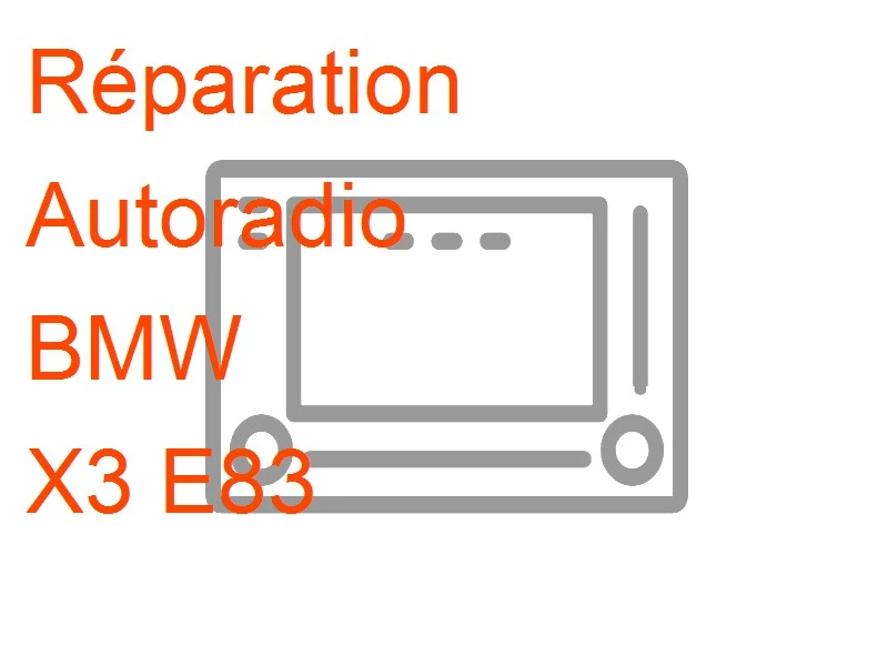Autoradio BMW X3 E83