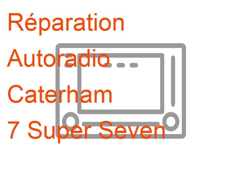 Autoradio Caterham 7 Super Seven