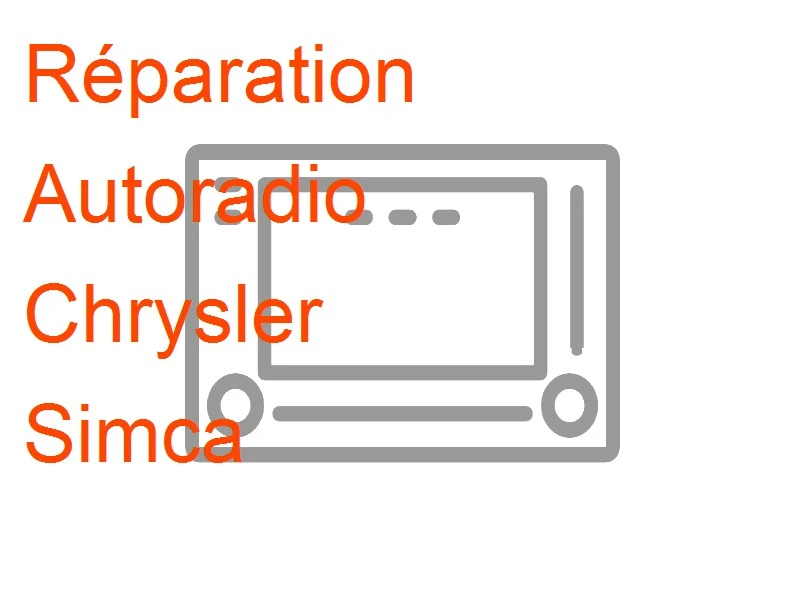 Autoradio Chrysler Simca