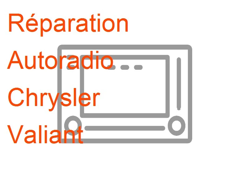 Autoradio Chrysler Valiant