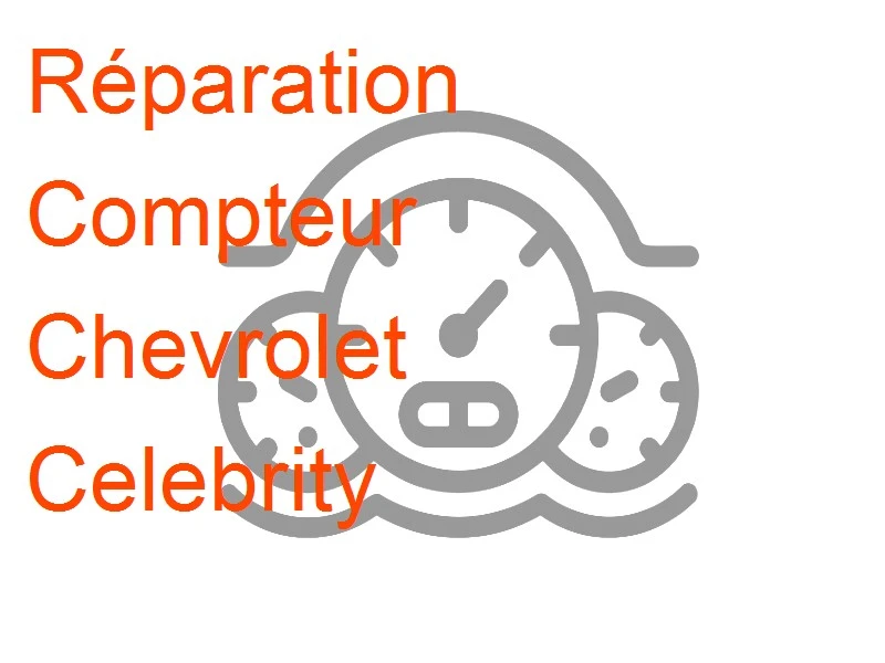 Compteur Chevrolet Celebrity