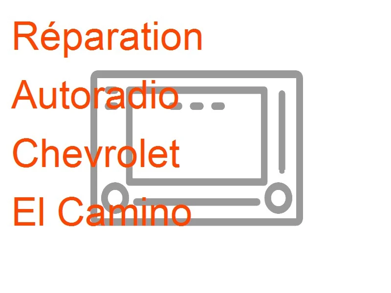 Autoradio Chevrolet El Camino