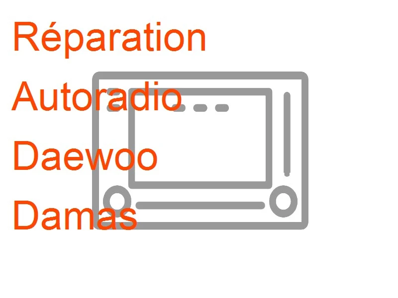 Autoradio Daewoo Damas
