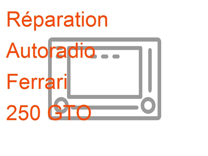 Autoradio Ferrari 250 GTO