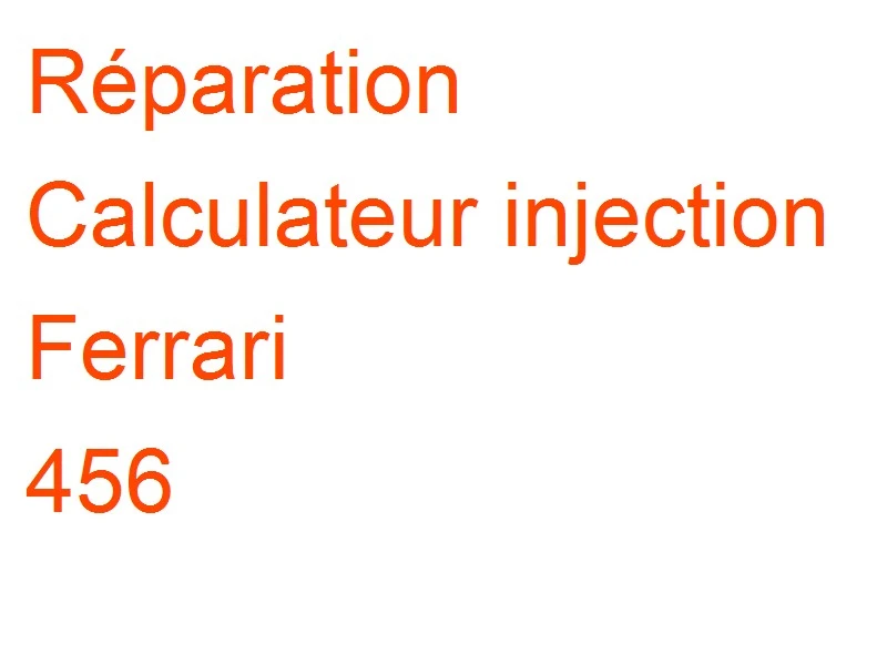 Calculateur injection Ferrari 456