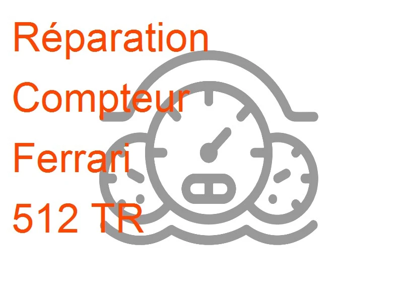 Compteur Ferrari 512 TR