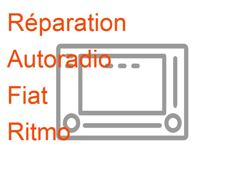 Autoradio Fiat Ritmo