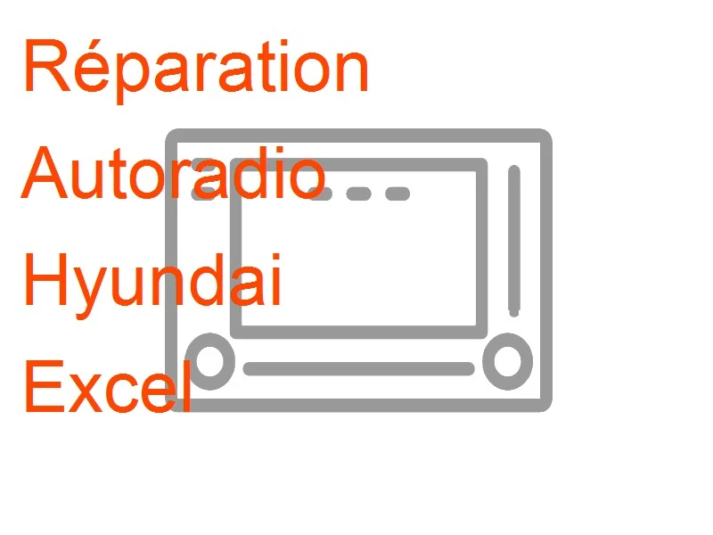 Autoradio Hyundai Excel