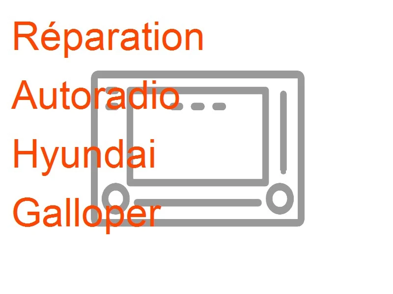 Autoradio Hyundai Galloper