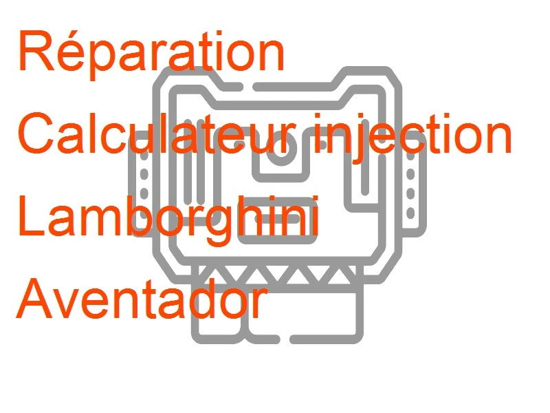 Calculateur injection Lamborghini Aventador