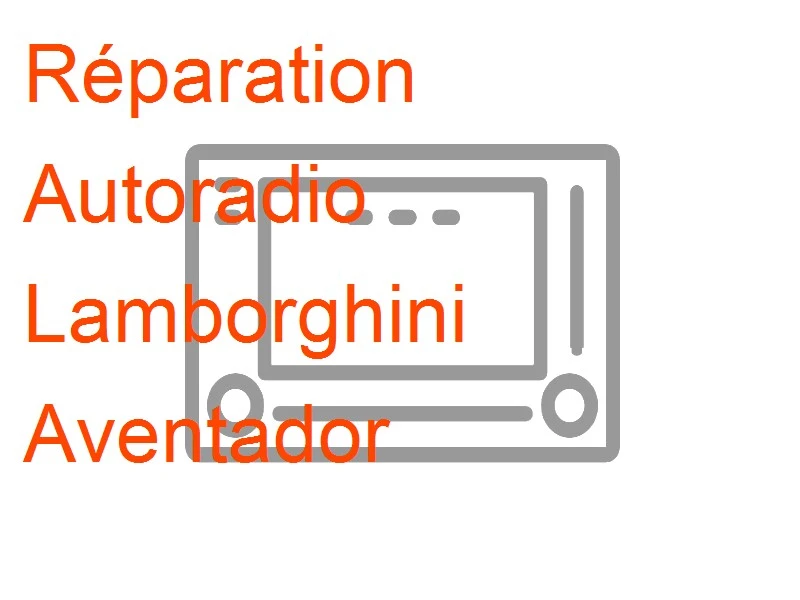 Autoradio Lamborghini Aventador