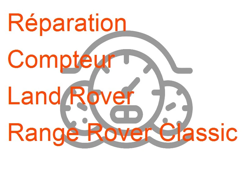 Compteur Land Rover Range Rover Classic