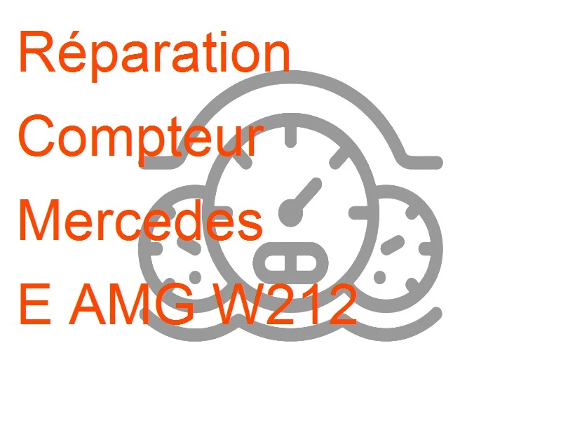 Compteur Mercedes E AMG W212