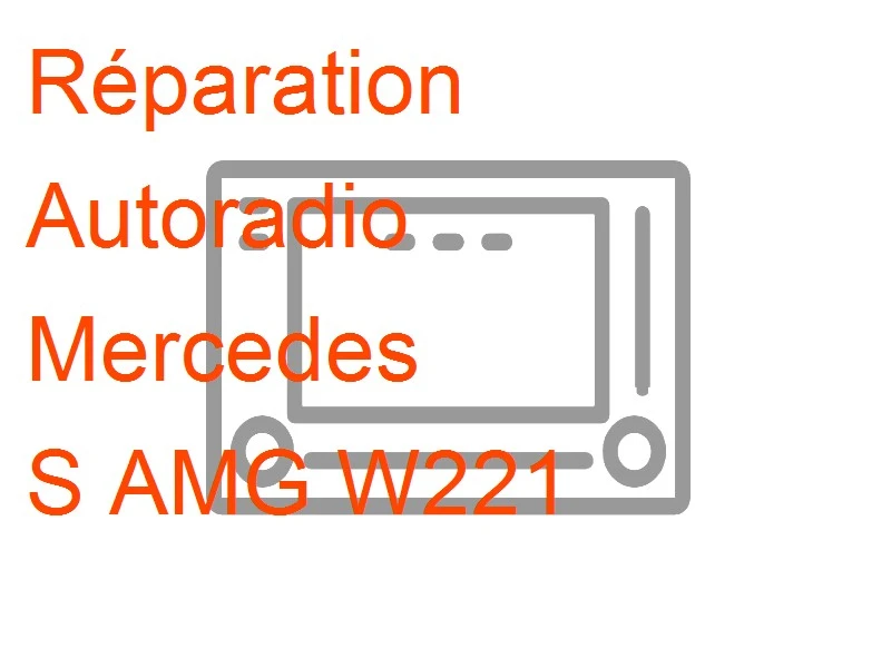 Autoradio Mercedes S AMG W221