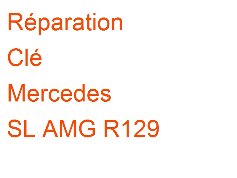 Clé Mercedes SL AMG R129