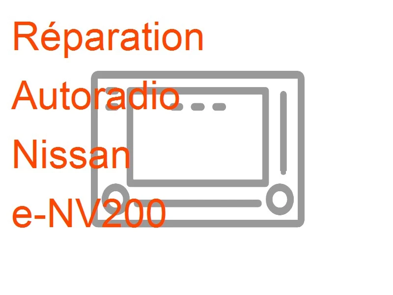Autoradio Nissan e-NV200