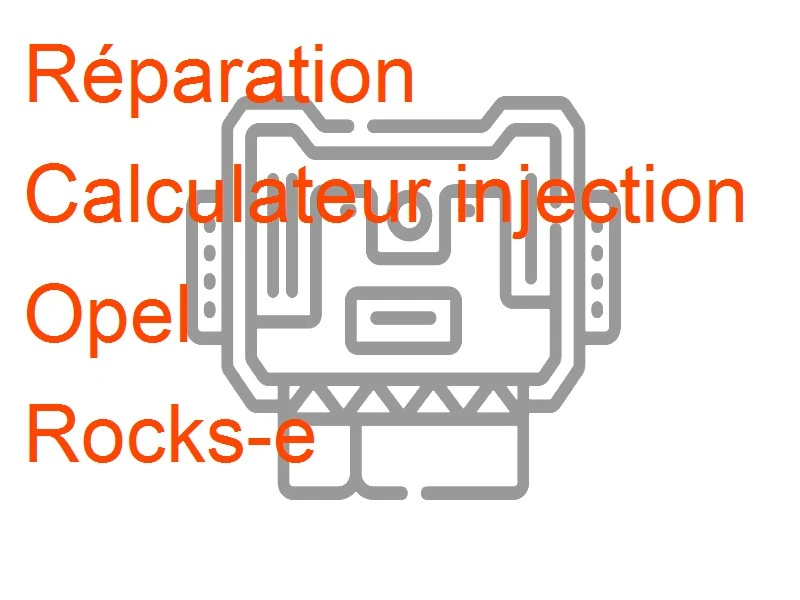 Calculateur injection Opel Rocks-e