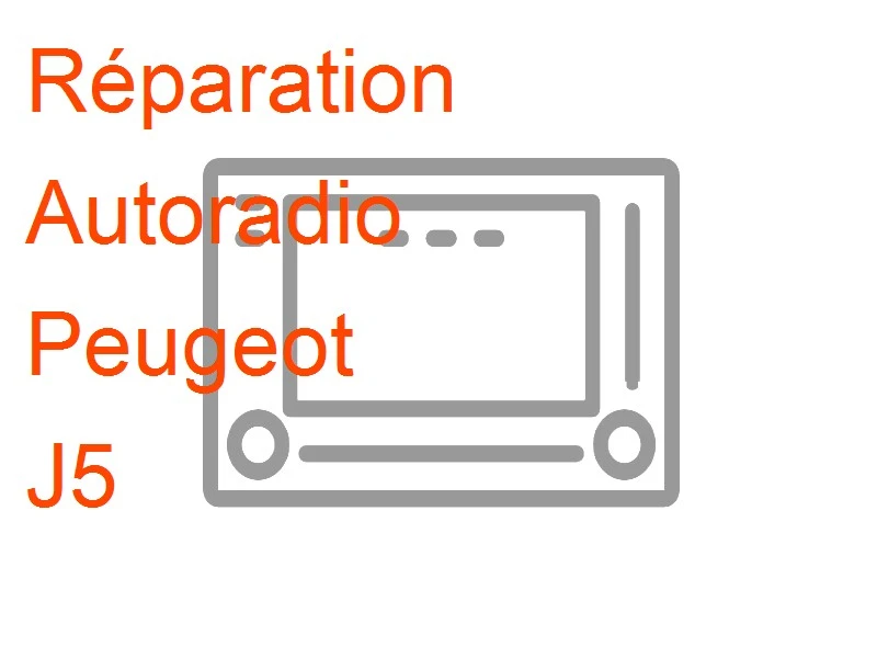 Autoradio Peugeot J5