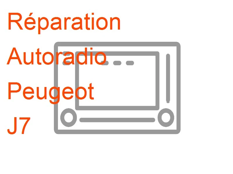 Autoradio Peugeot J7