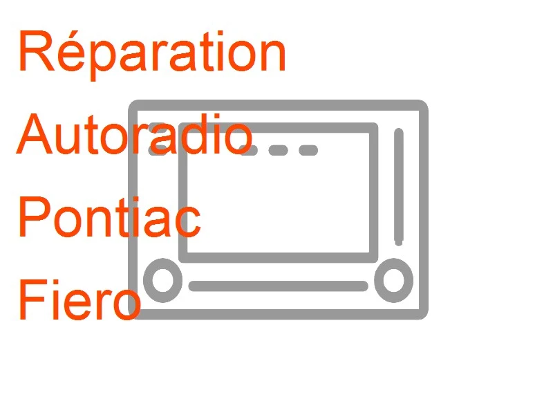 Autoradio Pontiac Fiero