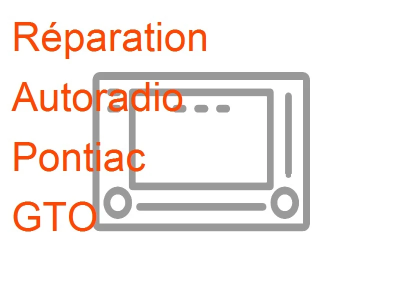 Autoradio Pontiac GTO