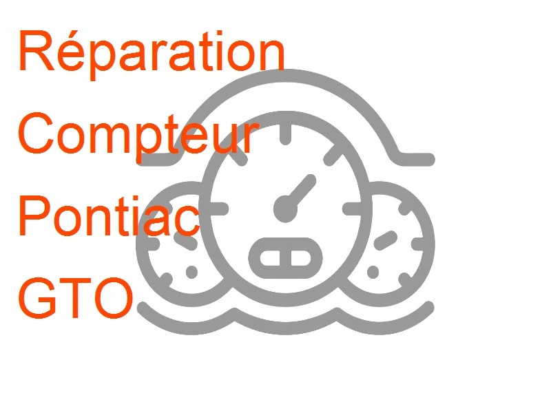 Compteur Pontiac GTO