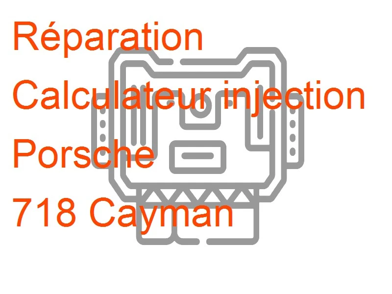 Calculateur injection Porsche 718 Cayman