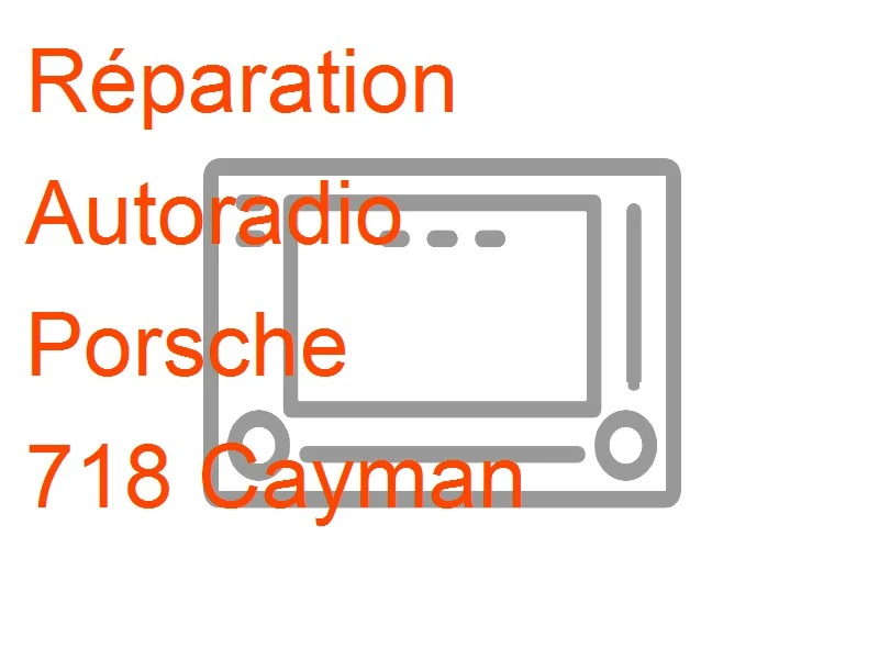 Autoradio Porsche 718 Cayman