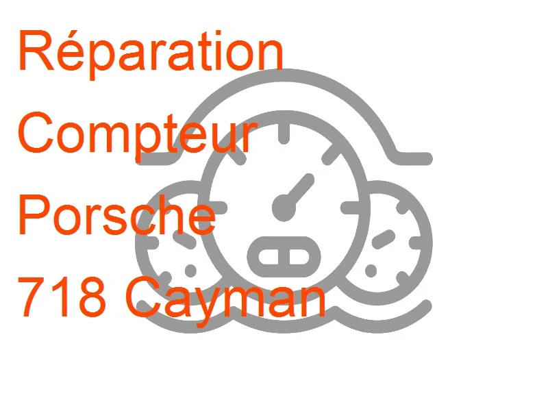 Compteur Porsche 718 Cayman